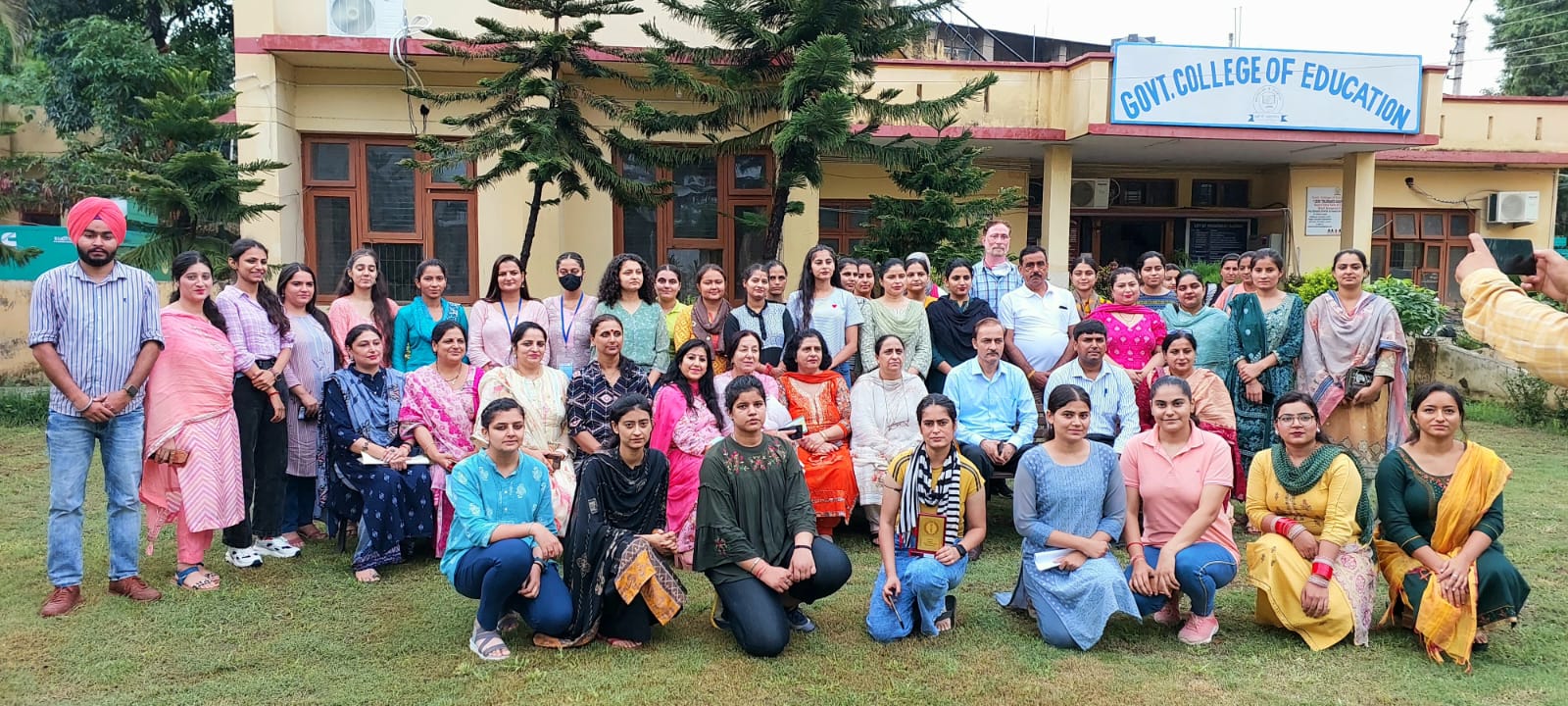 'Government College Of Education,Jammu  celebrates Van Mahotsav in collaboration with  NSS Unit,Nature club of GCOE and Depattment of Social Forestry.'